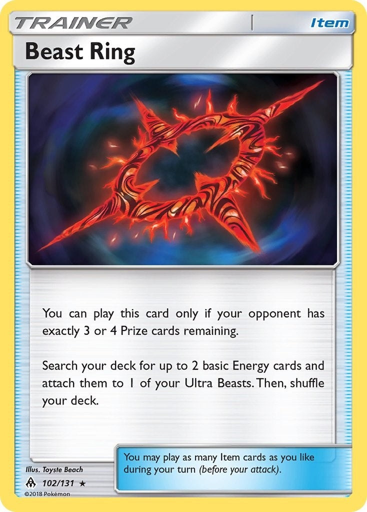 Image for Beast Ring (102/131) [SM - Forbidden Light] - Pokemon