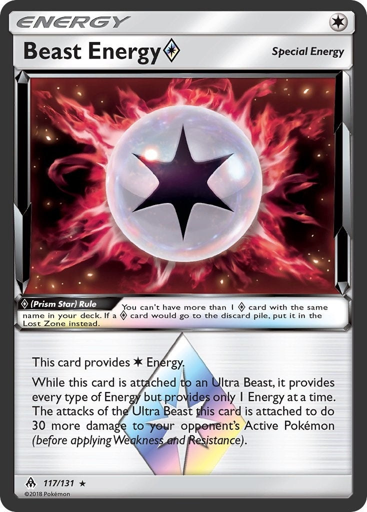 Image for Beast Energy Prism Star (117/131) [SM - Forbidden Light] - Pokemon