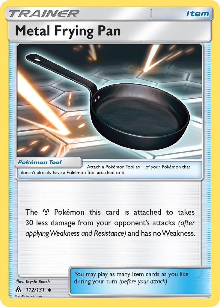 Image for Metal Frying Pan (112/131) [SM - Forbidden Light] - Pokemon
