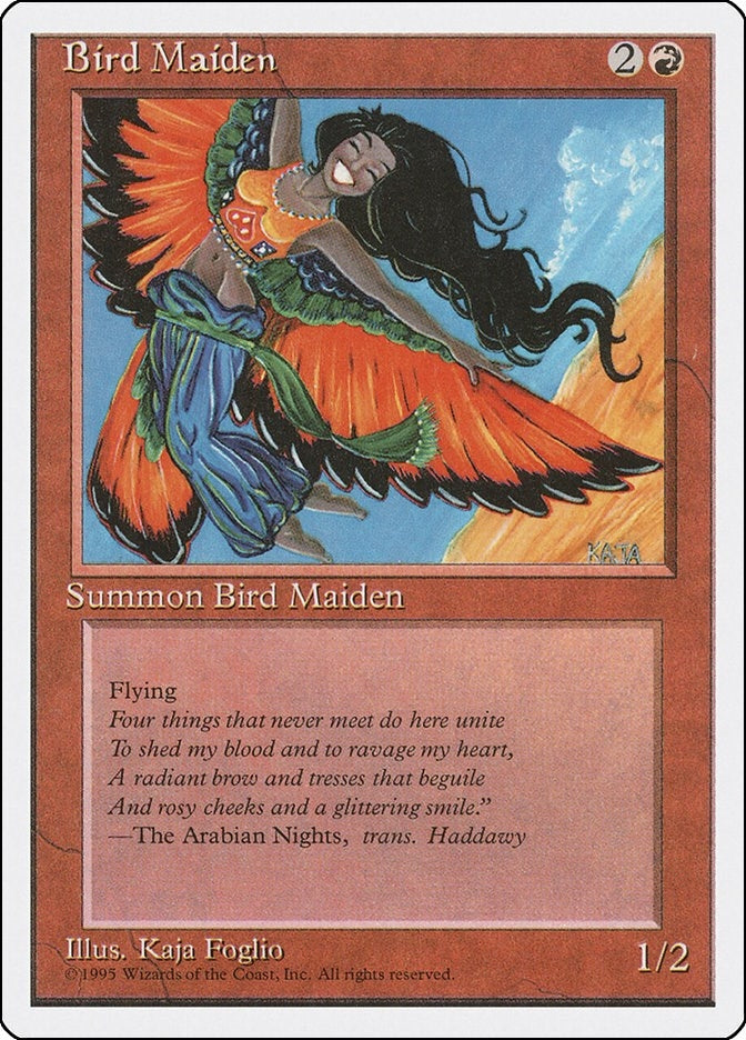 Image for Bird Maiden (195) [Fourth Edition] - Magic: The Gathering