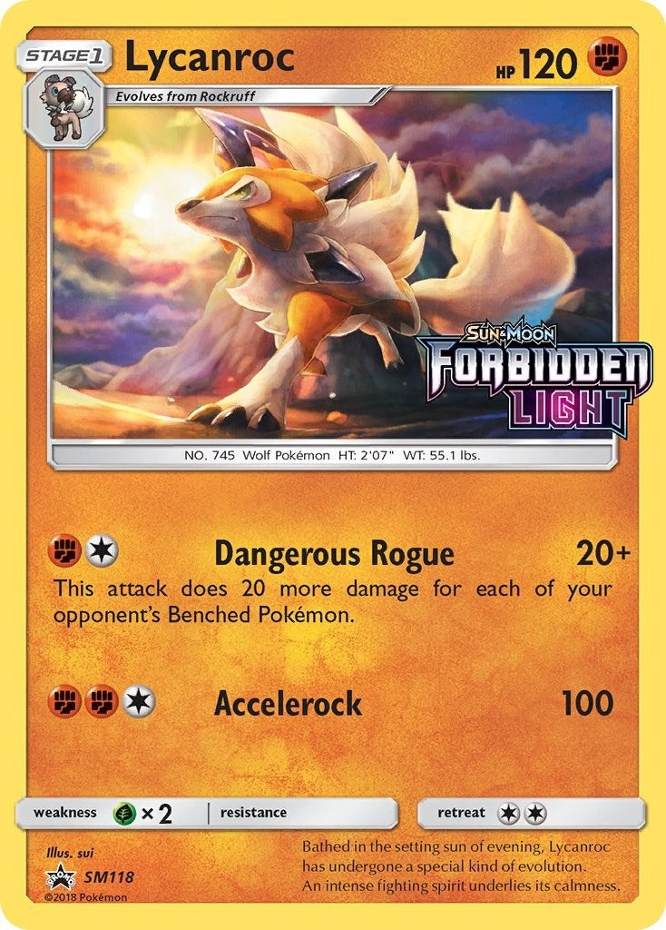 Image for Lycanroc - SM118 (Prerelease) (SM118) [SM Promos] - Pokemon