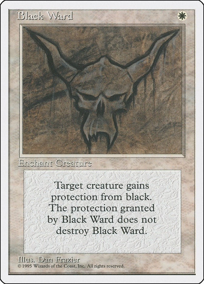 Image for Black Ward [Fourth Edition] - Magic: The Gathering