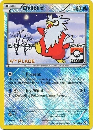 Image for Delibird - 38/149 (Pokemon League) [4th Place] (038/149) [League & Championship Cards] - Pokemon
