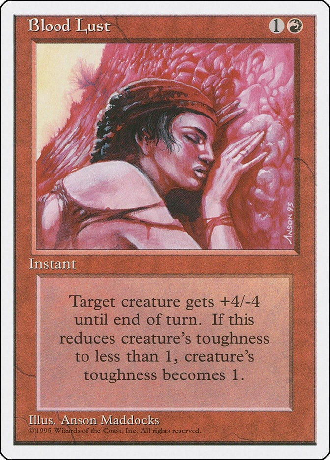 Image for Blood Lust [Fourth Edition] - Magic: The Gathering