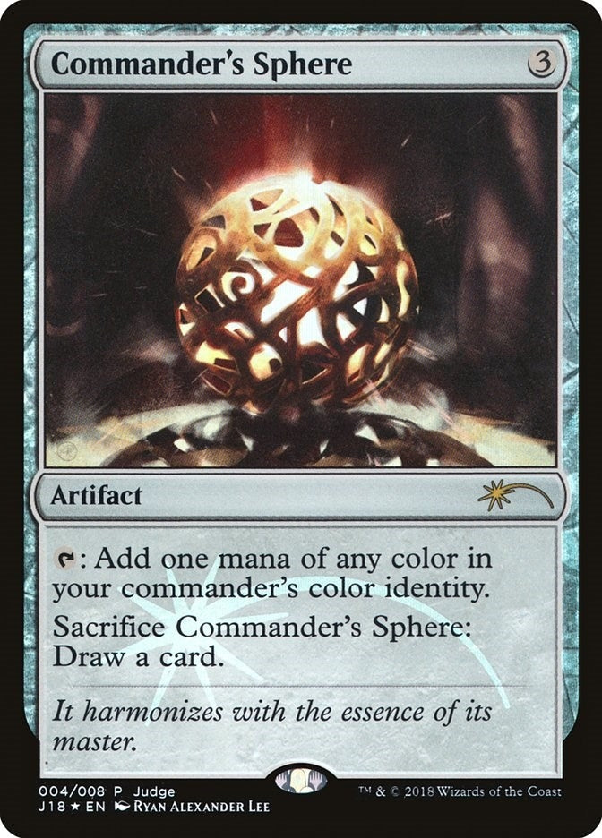 Image for Commander's Sphere (4) [Judge Promos] - Magic: The Gathering
