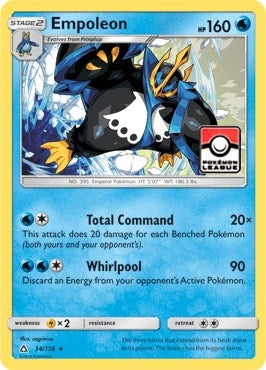 Image for Empoleon - 34/156 (Pokemon League) (034/156) [League & Championship Cards] - Pokemon