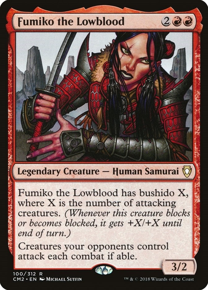 Image for Fumiko the Lowblood (100) [Commander Anthology Volume II] - Magic: The Gathering