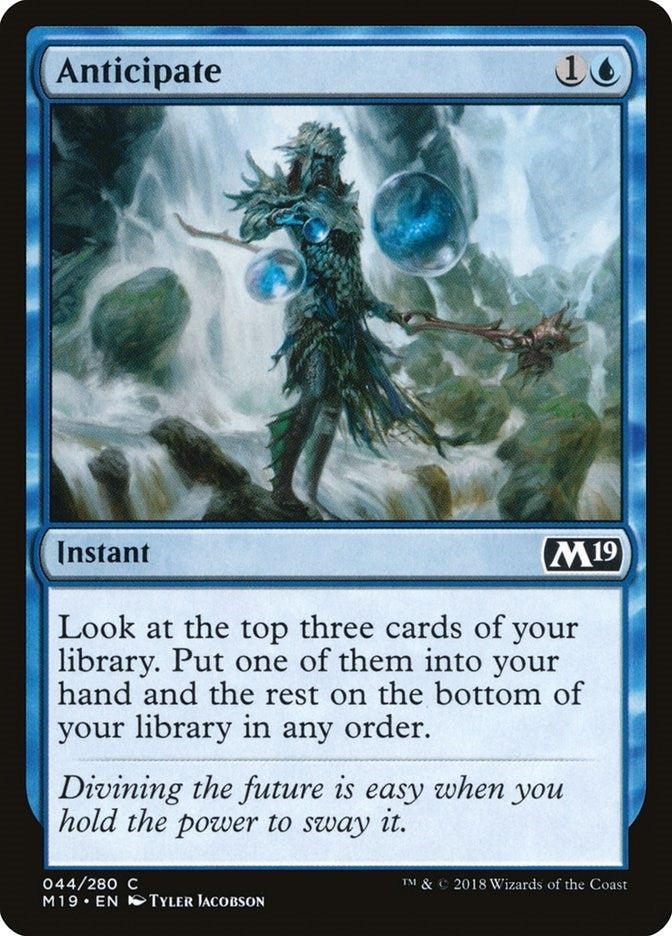 Image for Anticipate (44) [Core Set 2019] - Magic: The Gathering