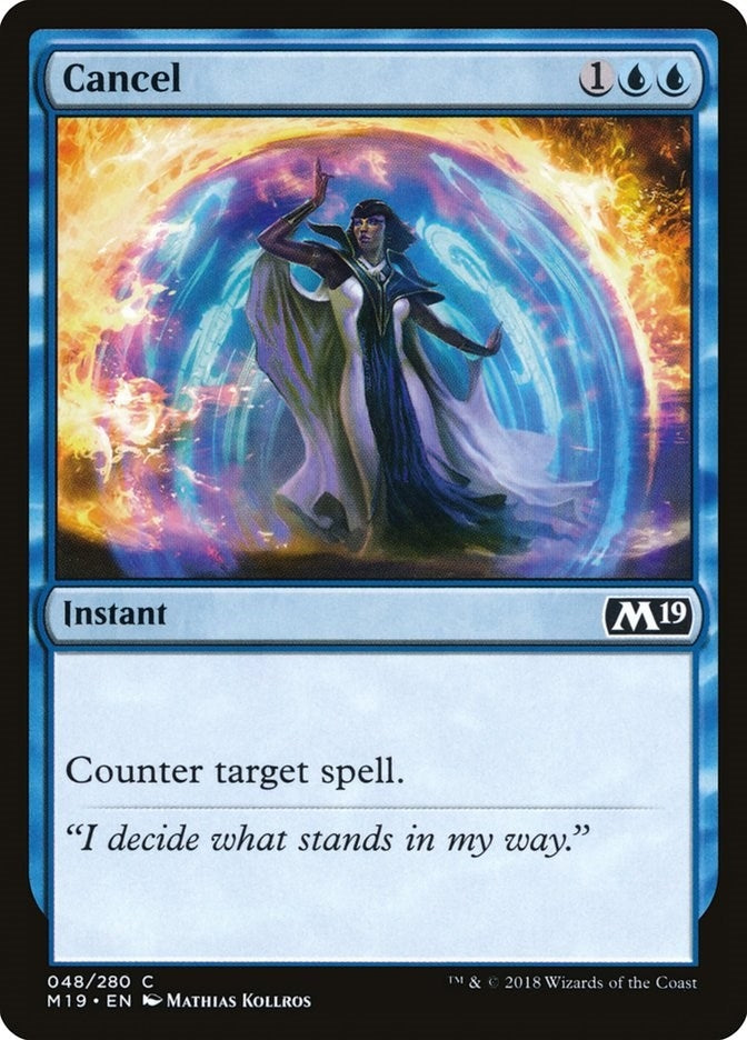 Image for Cancel (48) [Core Set 2019] - Magic: The Gathering