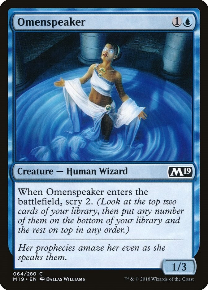 Image for Omenspeaker (64) [Core Set 2019] - Magic: The Gathering
