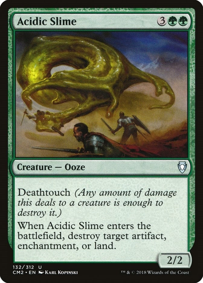 Image for Acidic Slime (132) [Commander Anthology Volume II] - Magic: The Gathering