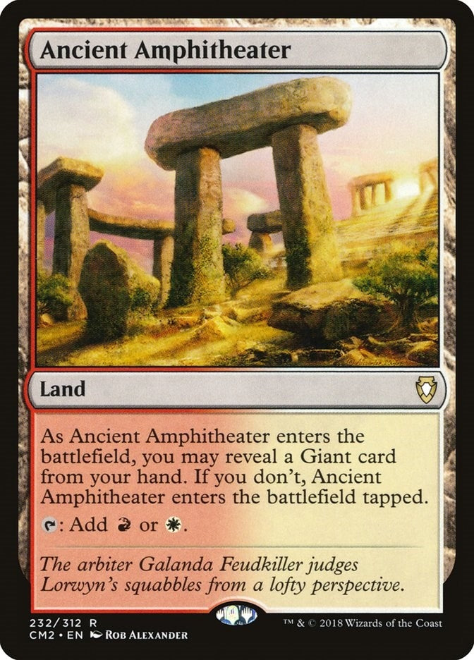 Image for Ancient Amphitheater (232) [Commander Anthology Volume II] - Magic: The Gathering