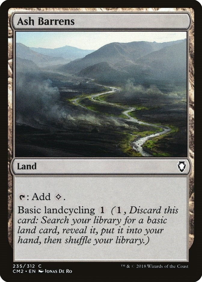 Image for Ash Barrens (235) [Commander Anthology Volume II] - Magic: The Gathering