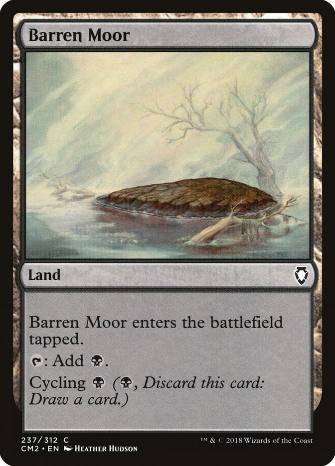 Image for Barren Moor (237) [Commander Anthology Volume II] - Magic: The Gathering