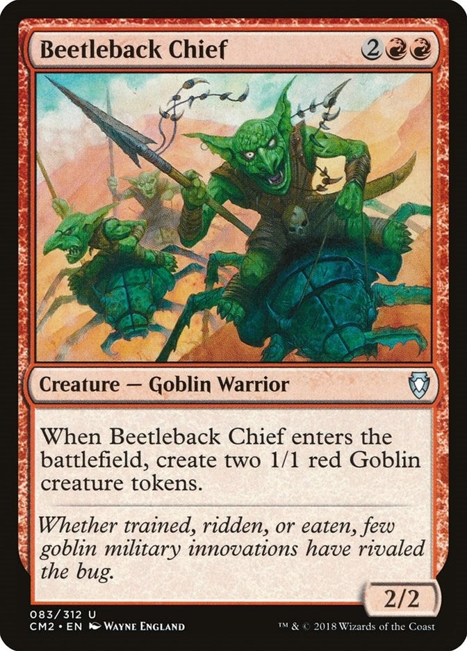 Image for Beetleback Chief (83) [Commander Anthology Volume II] - Magic: The Gathering