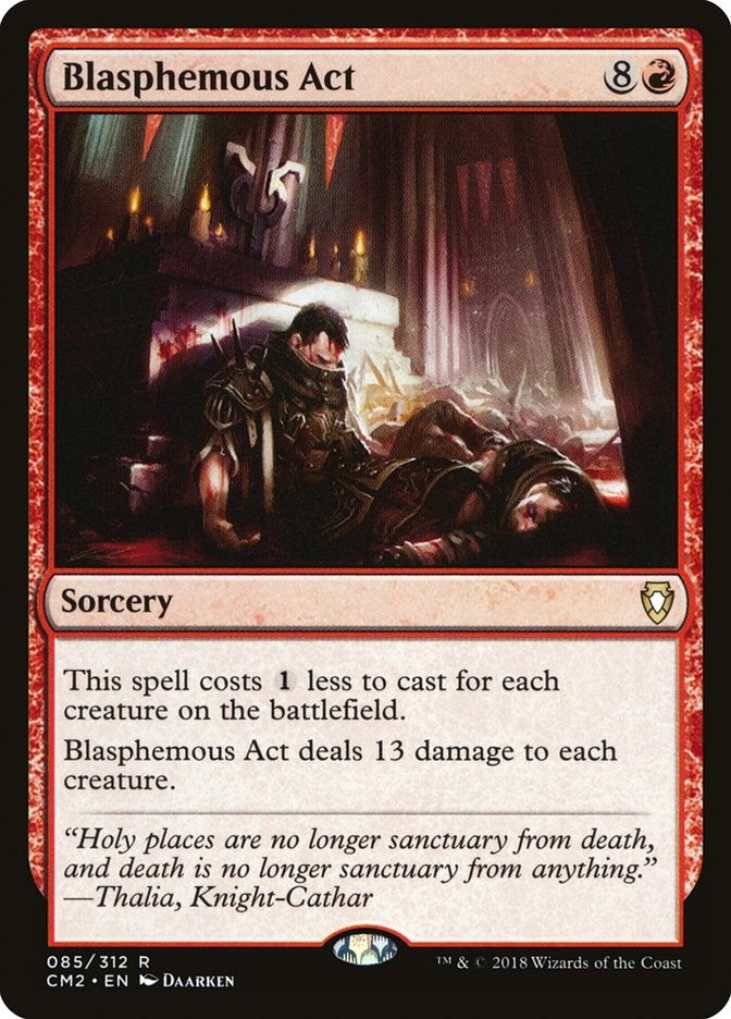 Image for Blasphemous Act (85) [Commander Anthology Volume II] - Magic: The Gathering