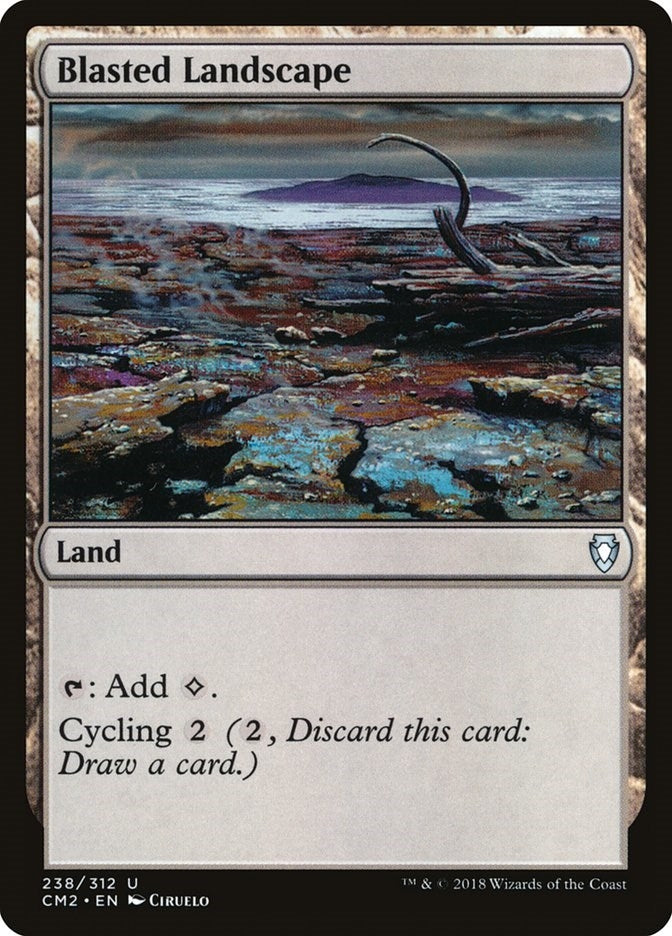 Image for Blasted Landscape (238) [Commander Anthology Volume II] - Magic: The Gathering