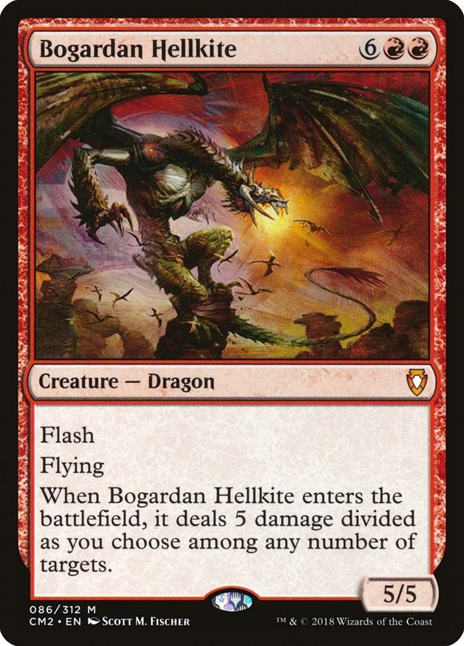 Image for Bogardan Hellkite (86) [Commander Anthology Volume II] - Magic: The Gathering