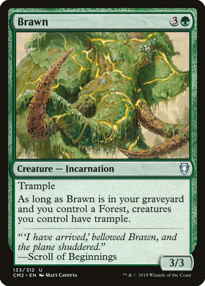 Image for Brawn (133) [Commander Anthology Volume II] - Magic: The Gathering