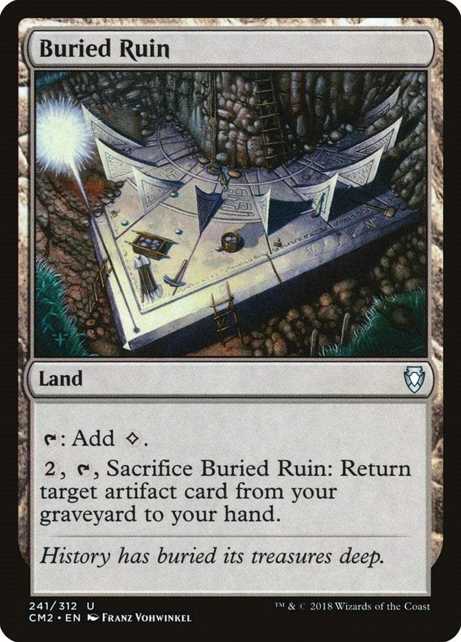 Image for Buried Ruin (241) [Commander Anthology Volume II] - Magic: The Gathering