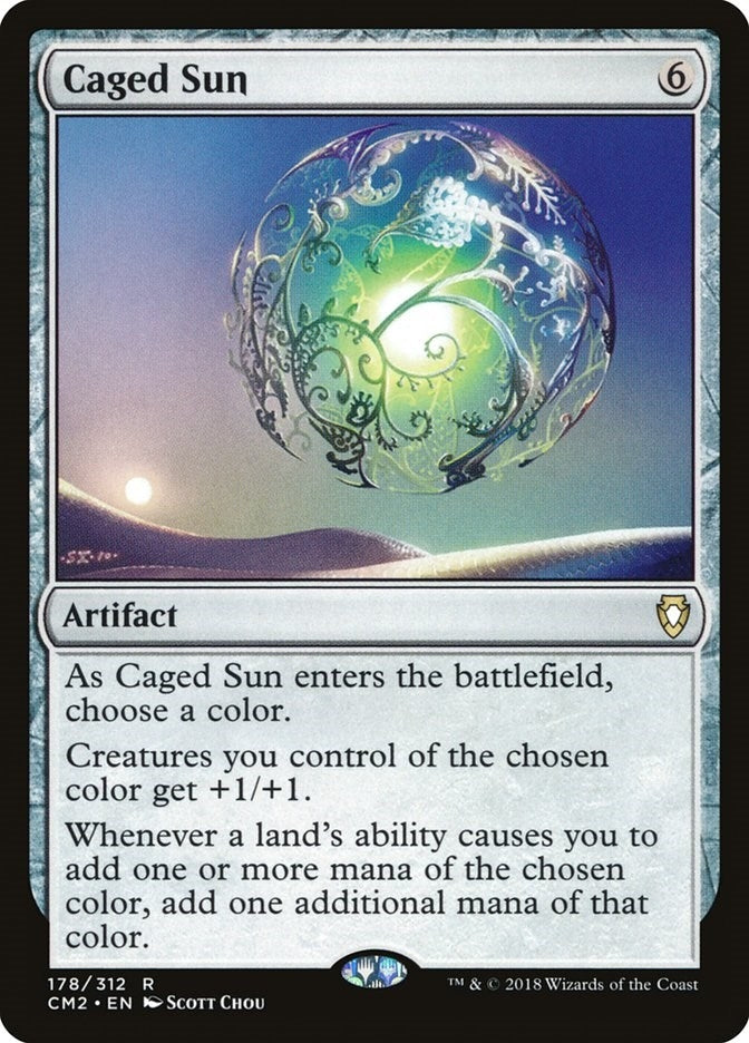 Image for Caged Sun (178) [Commander Anthology Volume II] - Magic: The Gathering