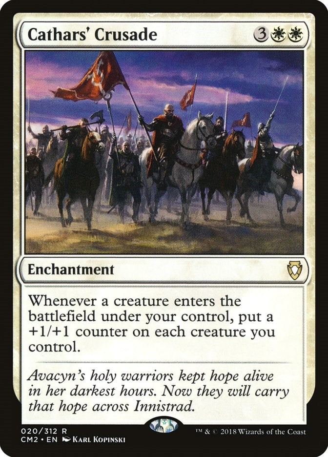 Image for Cathars' Crusade (20) [Commander Anthology Volume II] - Magic: The Gathering