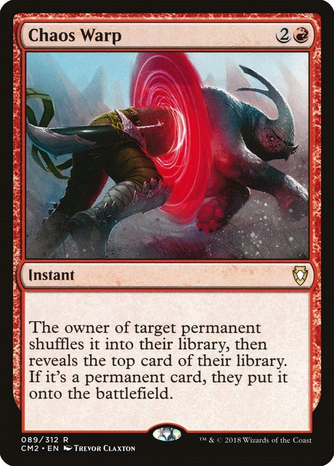 Image for Chaos Warp (89) [Commander Anthology Volume II] - Magic: The Gathering