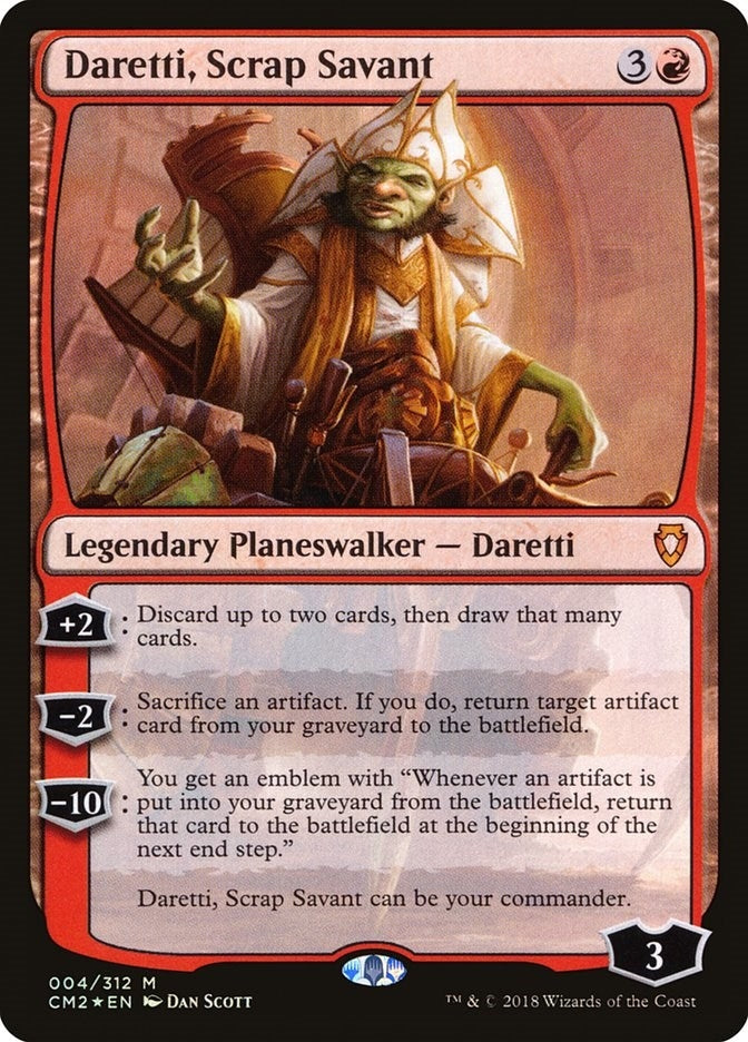 Image for Daretti, Scrap Savant (4) [Commander Anthology Volume II] - Magic: The Gathering