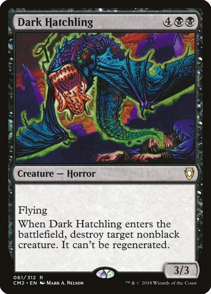 Image for Dark Hatchling (61) [Commander Anthology Volume II] - Magic: The Gathering