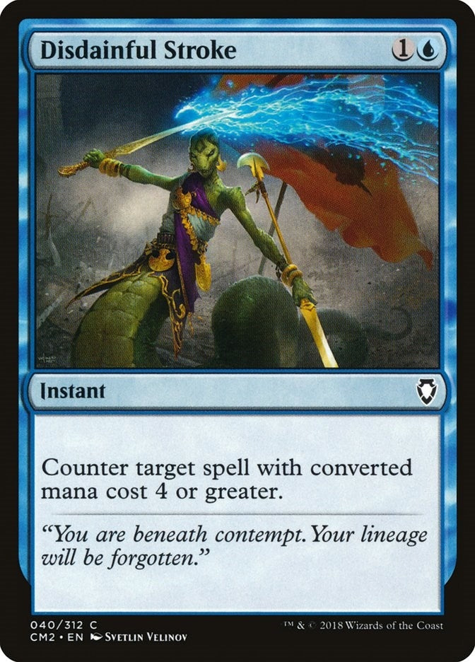 Image for Disdainful Stroke (40) [Commander Anthology Volume II] - Magic: The Gathering