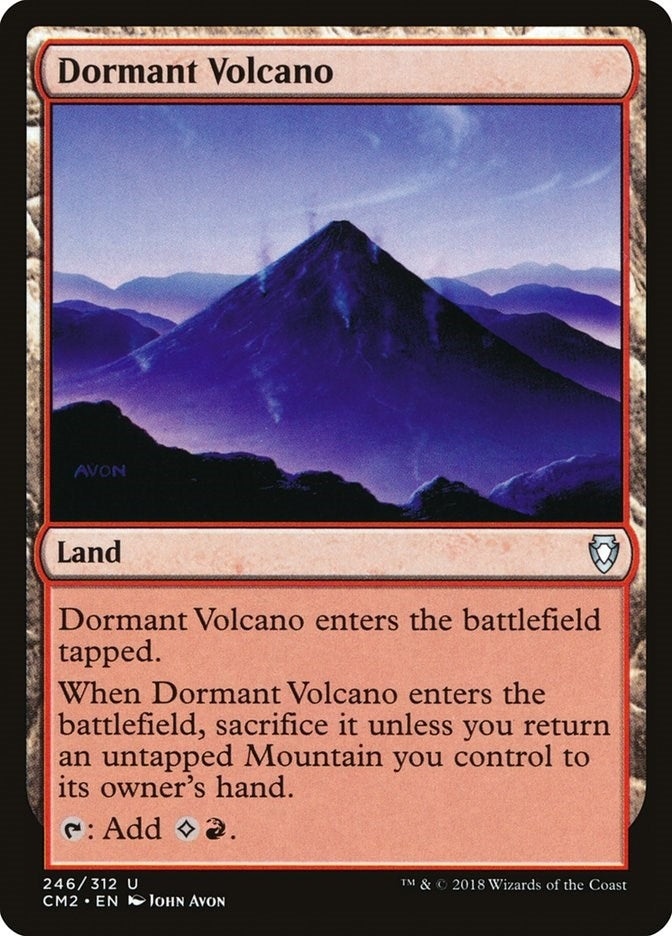 Image for Dormant Volcano (246) [Commander Anthology Volume II] - Magic: The Gathering