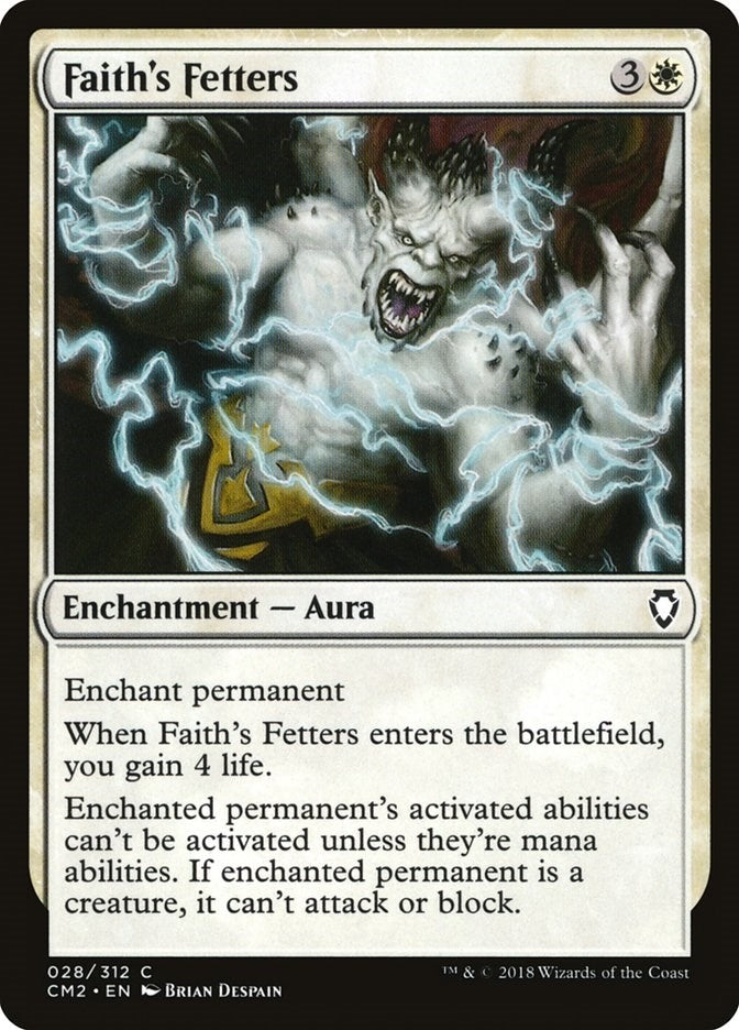 Image for Faith's Fetters (28) [Commander Anthology Volume II] - Magic: The Gathering