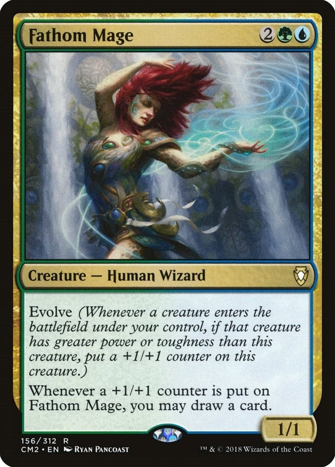 Image for Fathom Mage (156) [Commander Anthology Volume II] - Magic: The Gathering