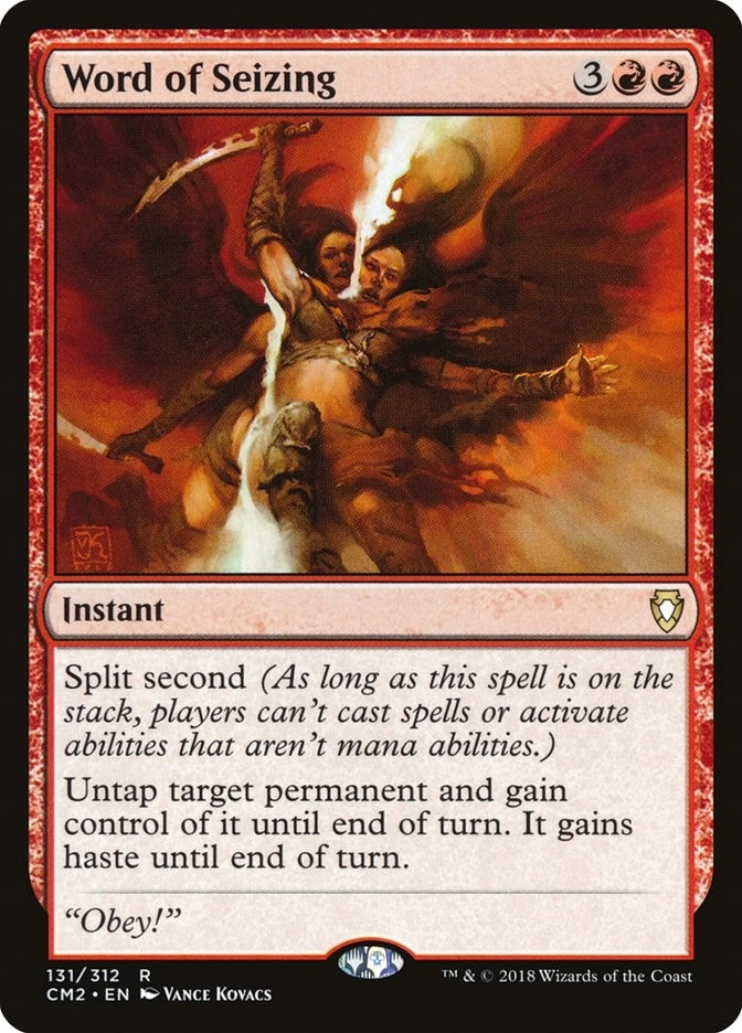 Image for Word of Seizing (131) [Commander Anthology Volume II] - Magic: The Gathering