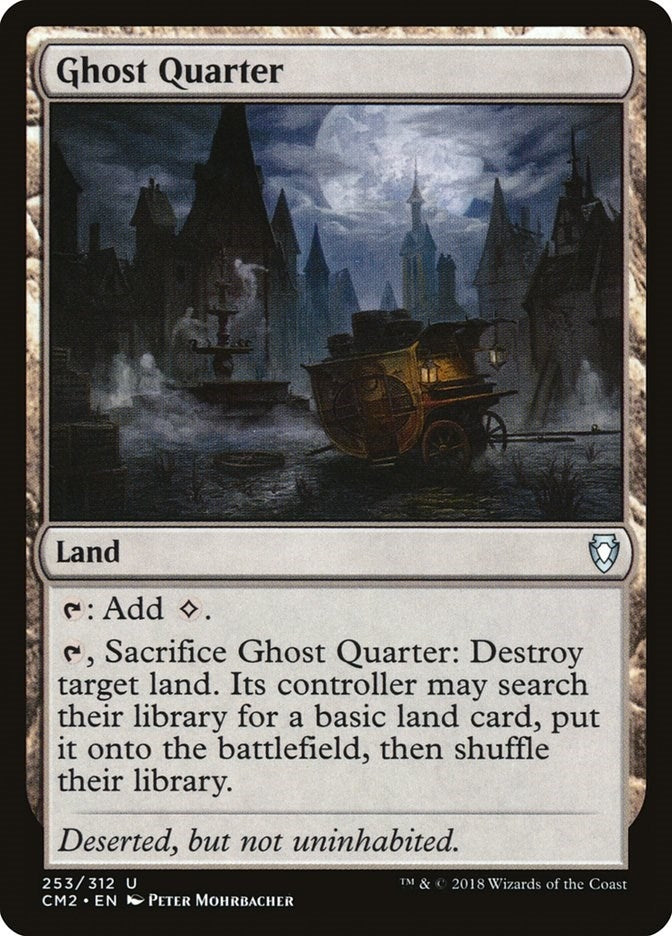 Image for Ghost Quarter (253) [Commander Anthology Volume II] - Magic: The Gathering