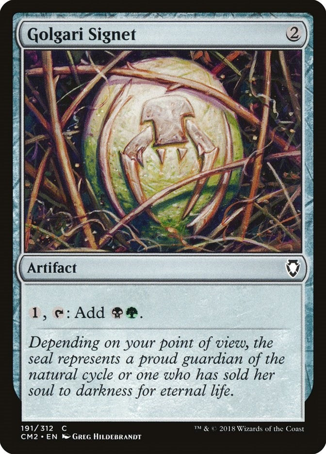 Image for Golgari Signet (191) (191) [Commander Anthology Volume II] - Magic: The Gathering