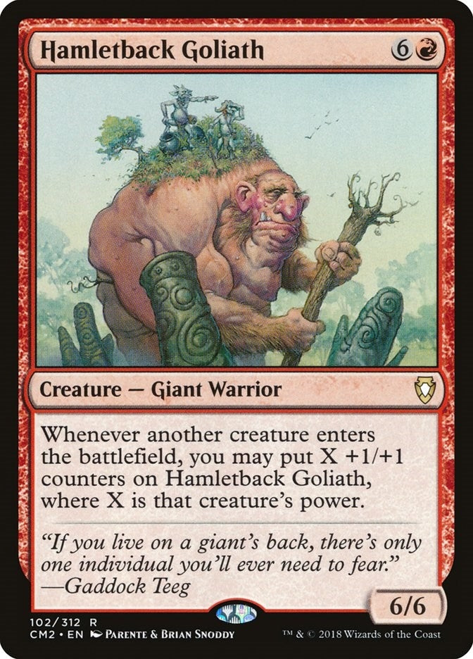 Image for Hamletback Goliath (102) [Commander Anthology Volume II] - Magic: The Gathering