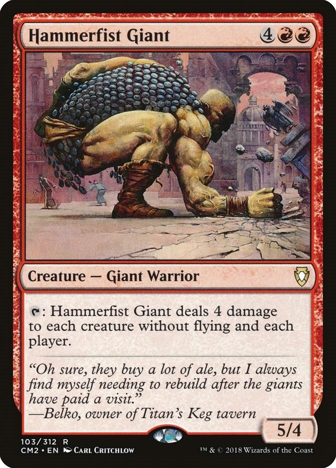 Image for Hammerfist Giant (103) [Commander Anthology Volume II] - Magic: The Gathering