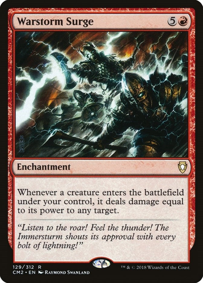 Image for Warstorm Surge (129) [Commander Anthology Volume II] - Magic: The Gathering