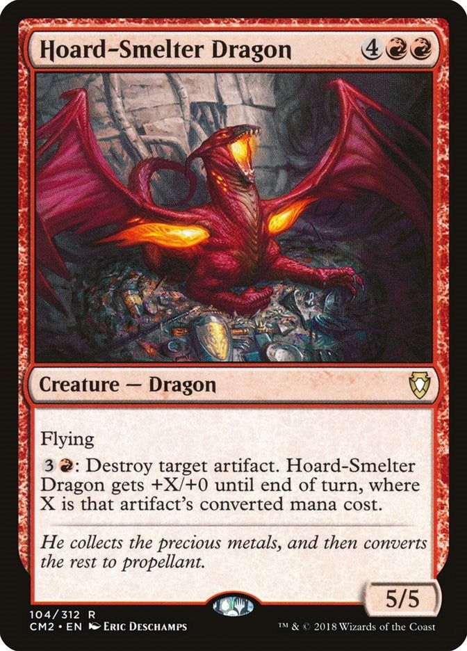 Image for Hoard-Smelter Dragon (104) [Commander Anthology Volume II] - Magic: The Gathering