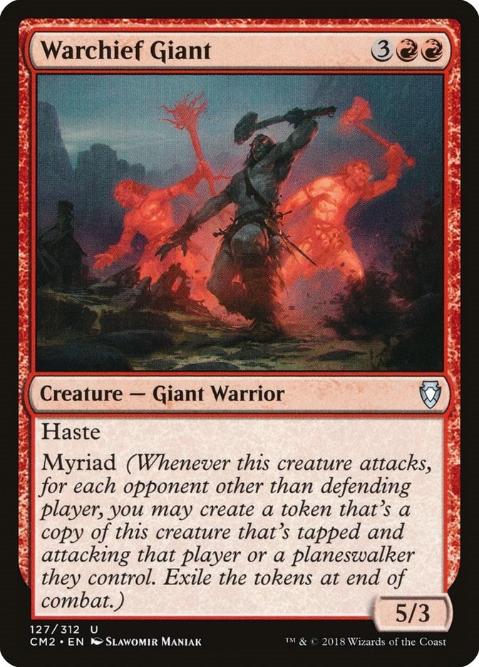 Image for Warchief Giant (127) [Commander Anthology Volume II] - Magic: The Gathering