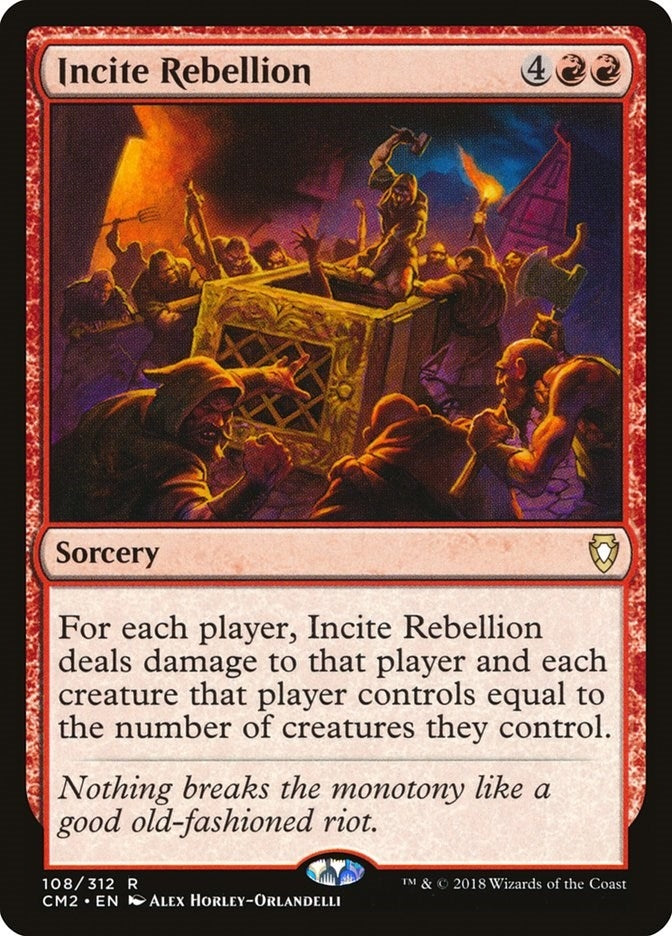 Image for Incite Rebellion (108) [Commander Anthology Volume II] - Magic: The Gathering