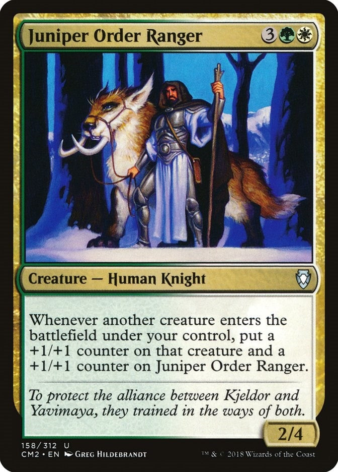 Image for Juniper Order Ranger (158) [Commander Anthology Volume II] - Magic: The Gathering
