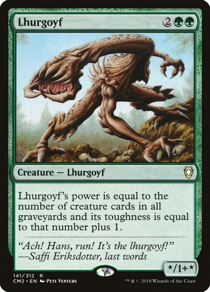 Image for Lhurgoyf (141) [Commander Anthology Volume II] - Magic: The Gathering