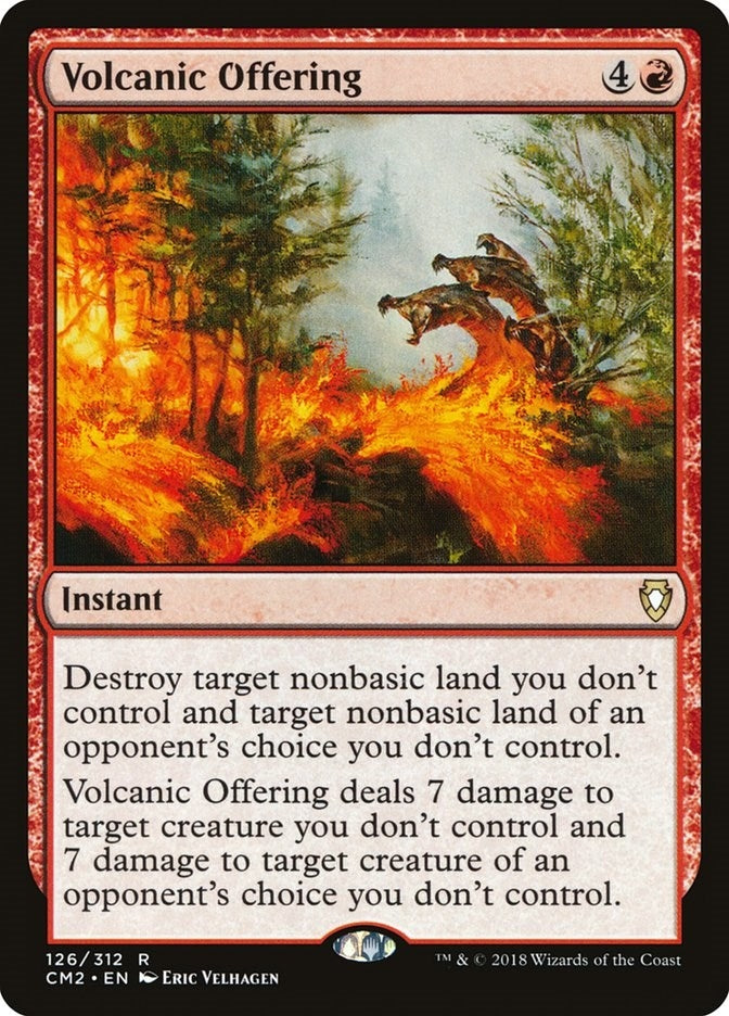 Image for Volcanic Offering (126) [Commander Anthology Volume II] - Magic: The Gathering