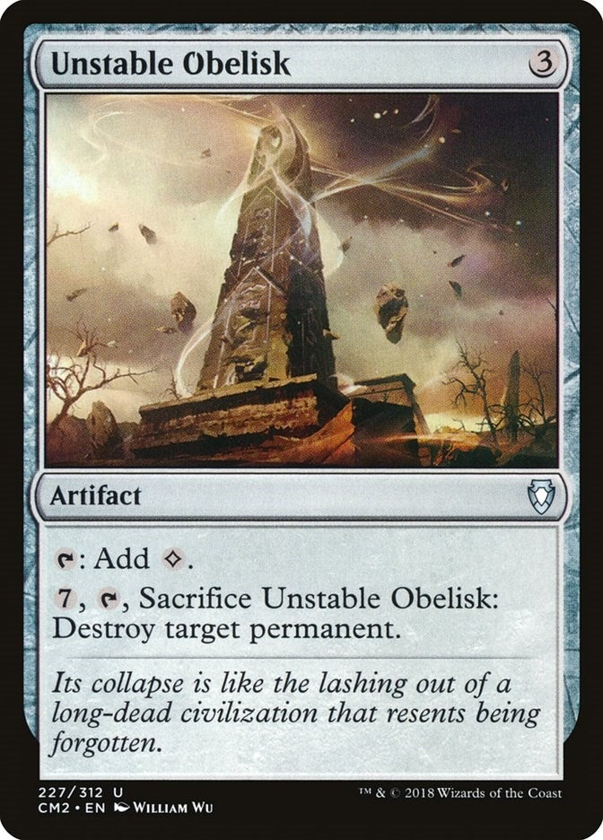 Image for Unstable Obelisk (227) [Commander Anthology Volume II] - Magic: The Gathering