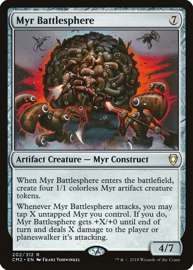 Image for Myr Battlesphere (202) [Commander Anthology Volume II] - Magic: The Gathering