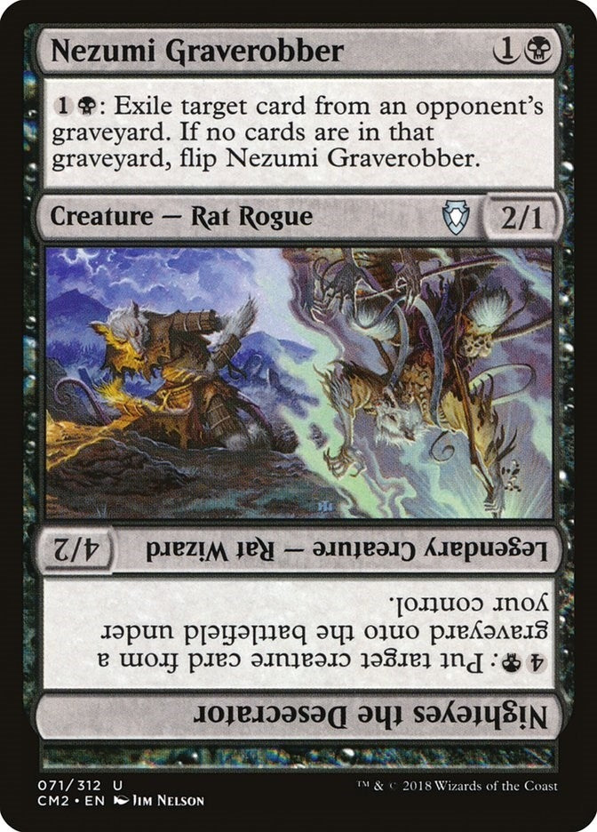 Image for Nezumi Graverobber // Nighteyes the Desecrator (71) [Commander Anthology Volume II] - Magic: The Gathering