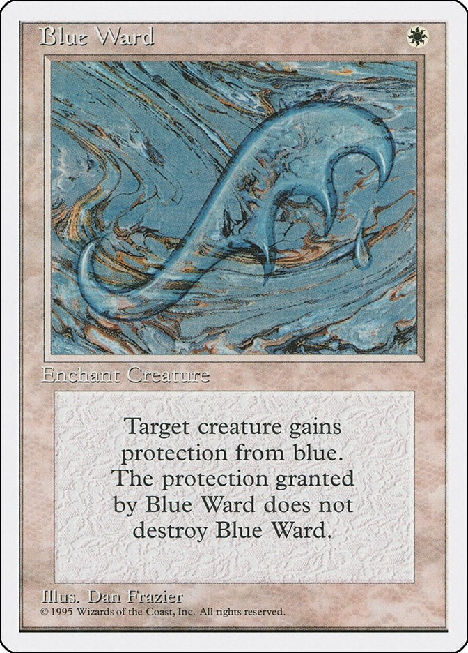 Image for Blue Ward [Fourth Edition] - Magic: The Gathering