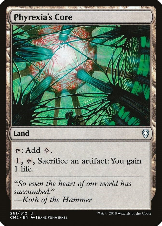 Image for Phyrexia's Core (261) [Commander Anthology Volume II] - Magic: The Gathering